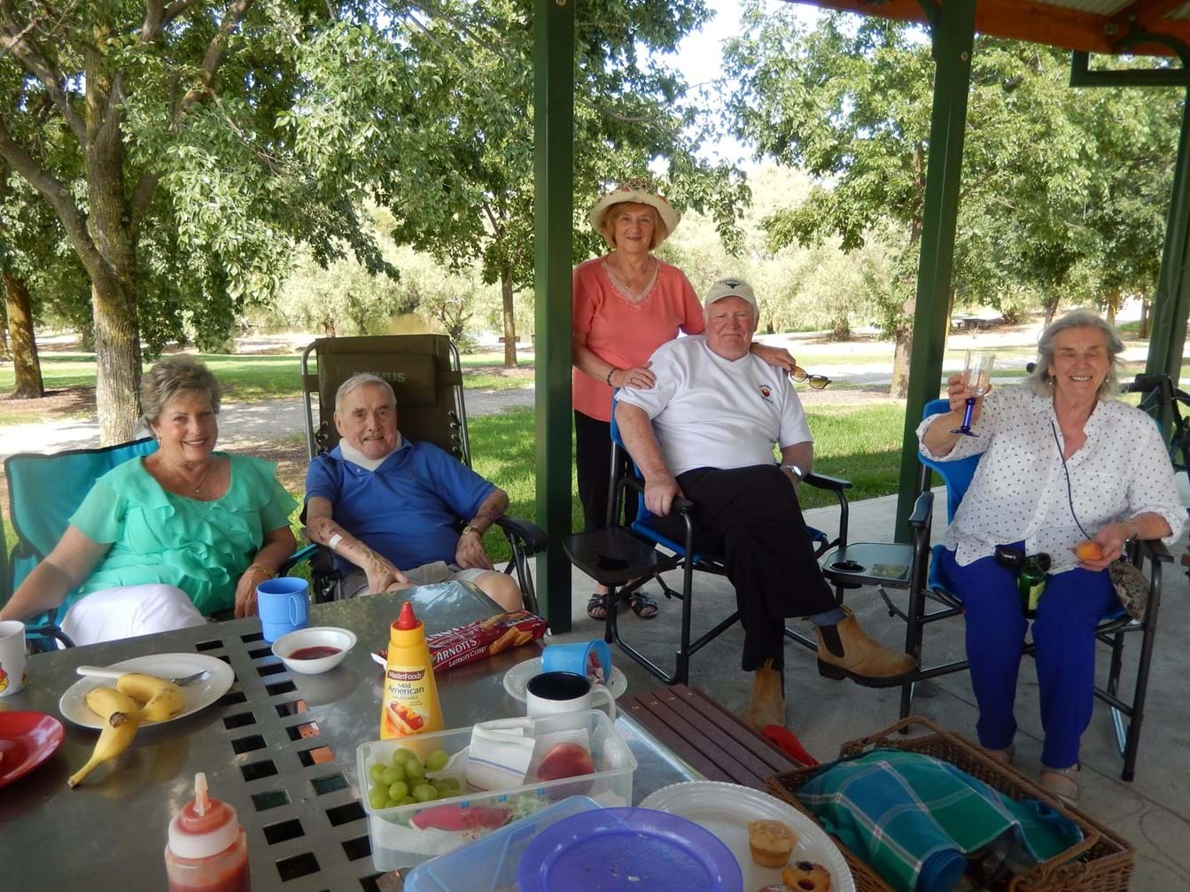 A picnic lunch at The Nook