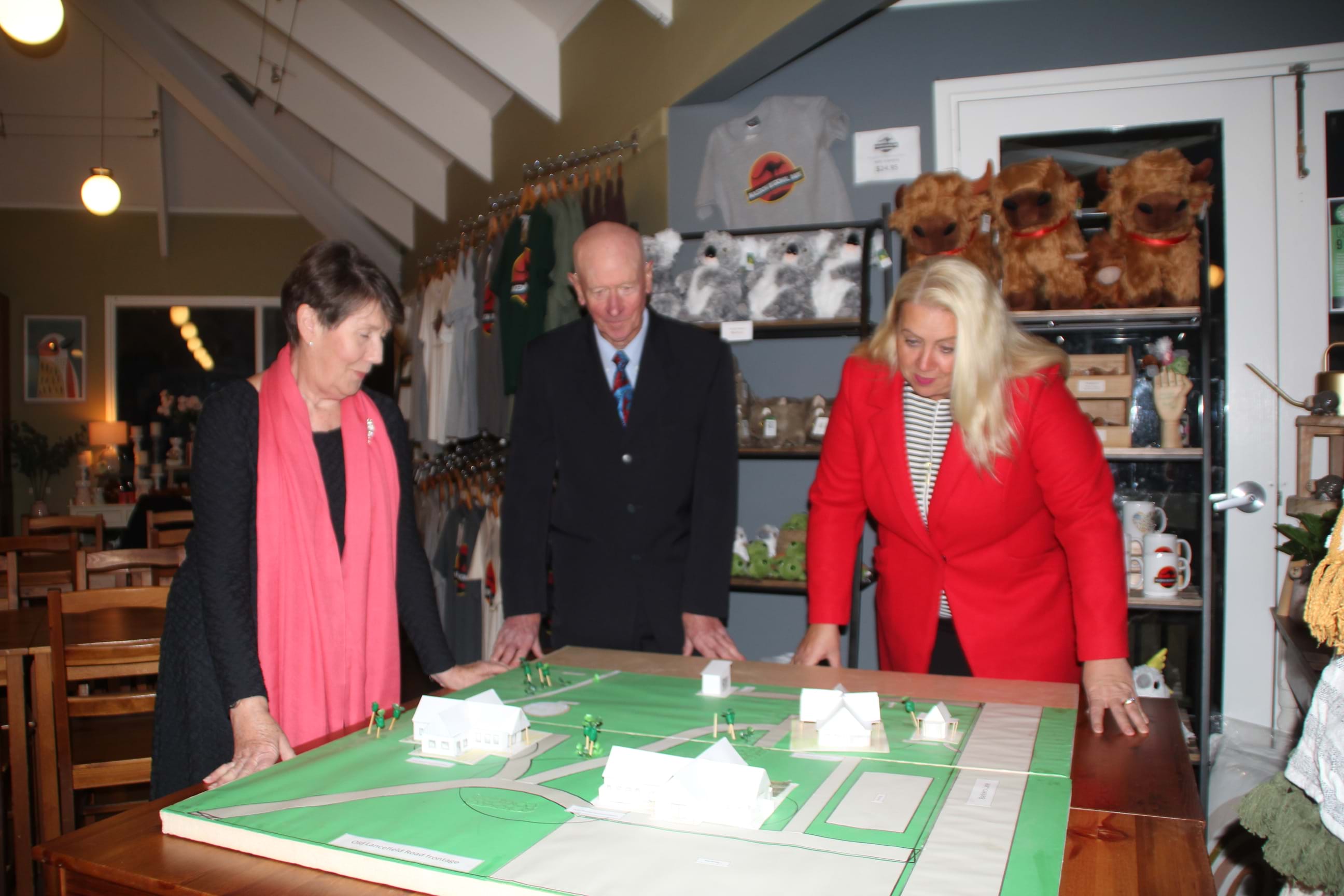 Cherry Servis, Neil Pomroy and Francesca Thorne